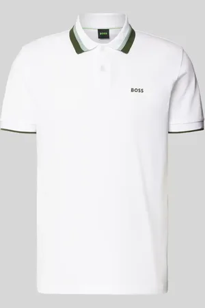 HUGO BOSS Koszulka polo o kroju regular fit z nadrukiem z logo model ‘Paddy’