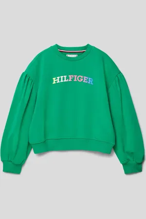 Tommy Hilfiger Bluza z bufiastymi rękawami