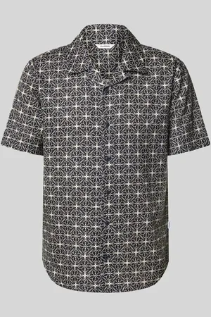 Gabba Koszula casualowa o kroju regular fit z kołnierzem z połami model ‘TIMO’
