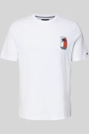 Tommy Hilfiger T-shirt o kroju regular fit z czystej bawełny