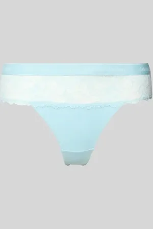Calvin Klein Stringi obszyte koronką