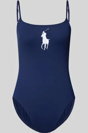Ralph Lauren Kostium kąpielowy z wyhaftowanym logo
