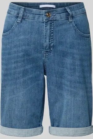 Mac Szorty jeansowe o kroju regular fit z wpuszczanymi kieszeniami i kieszeniami z tyłu