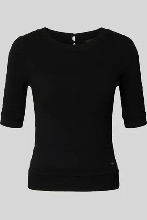 HUGO BOSS Sweter z dzianiny z prążkowanymi wykończeniami model ‘Fhoenix’