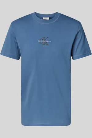 Calvin Klein T-shirt z okrągłym dekoltem i wyhaftowanym logo