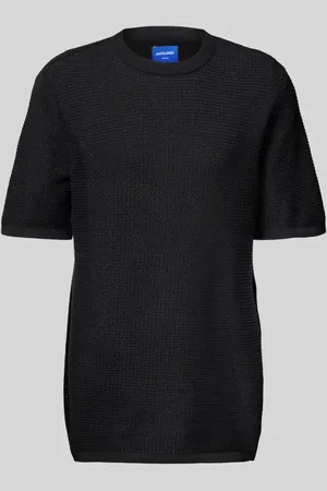 JACK & JONES Bluzka z dzianiny z okrągłym dekoltem model ‘ALMERIA’