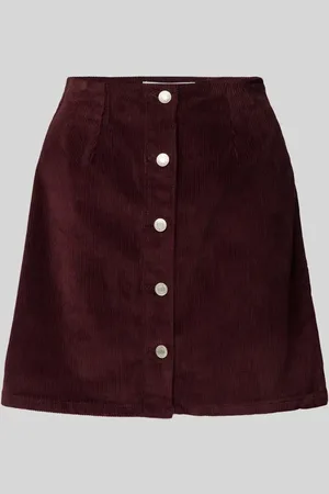VERO MODA Spódnica mini ze sztruksu model ‘ETTA’
