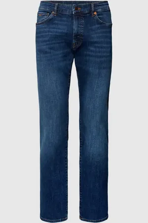 HUGO BOSS Jeansy z detalem z logo model ‘Maine’