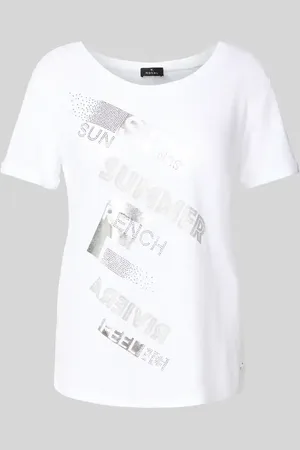 monari T-shirt z nadrukami z napisem