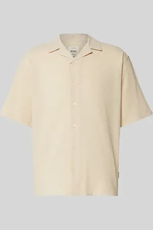 Redefined Rebel Koszula casualowa o kroju regular fit z fakturowanym wzorem model ‘FELIX’