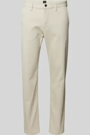 HUGO BOSS Chinosy o kroju tapered fit z wpuszczanymi kieszeniami