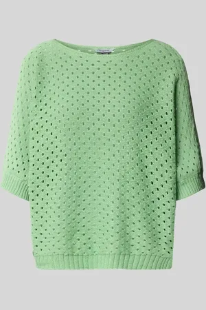 Zabaione Sweter z dzianiny z ażurowym wzorem model ‘Ho44liday’