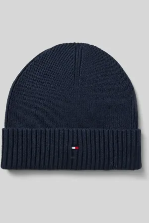Tommy Hilfiger Czapka z dzianiny z detalem z logo