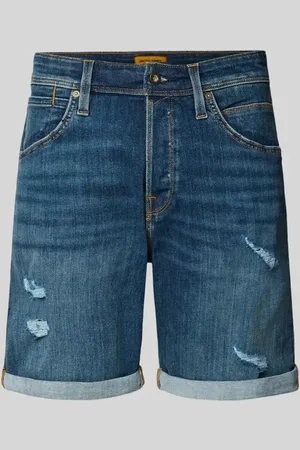 JACK & JONES Szorty jeansowe o kroju regular fit z 5 kieszeniami model ‘RICK’