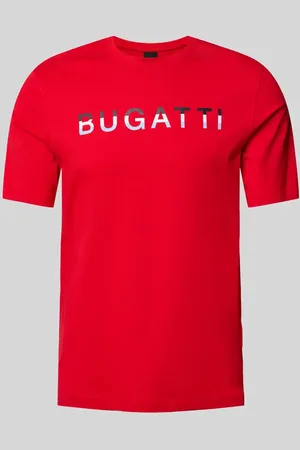 Bugatti T-shirt z nadrukiem z logo