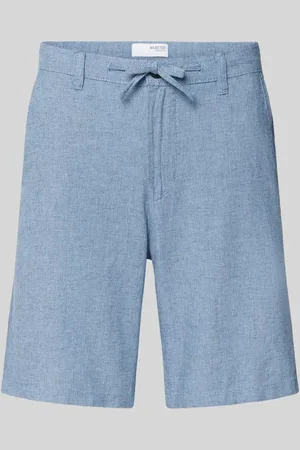 SELECTED Szorty o kroju regular fit z kieszeniami z tyłu