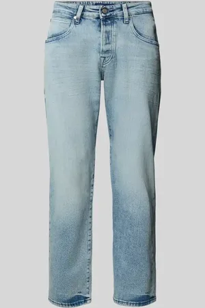 Scotch&Soda Jeansy o kroju straight fit z efektem znoszenia model ‘THE ZEE’