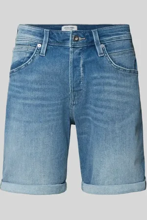 JACK & JONES Szorty jeansowe o kroju regular fit z 5 kieszeniami model ‘RICK’