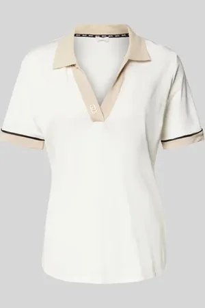Liu Jo Koszulka polo z detalem z logo