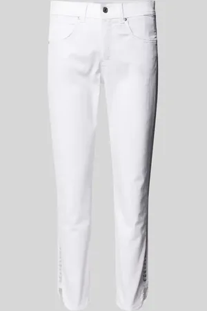 Angels Jeansy o kroju slim fit z zapięciem na guzik