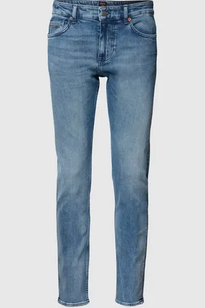HUGO BOSS Jeansy o kroju slim fit z dodatkiem streczu model ‘Delaware’