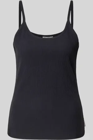 Marc O’ Polo Top na ramiączkach z prążkowaniem i detalem z logo