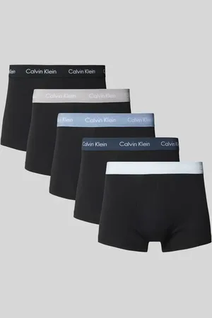 Calvin Klein Obcisłe bokserki z paskiem z logo w zestawie 5 szt.