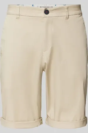 TOM TAILOR Szorty chinosy o kroju regular fit z mieszanki bawełny