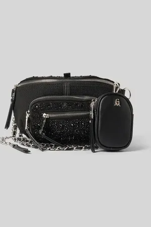 Steve Madden Torebka na długim pasku z detalem z logo