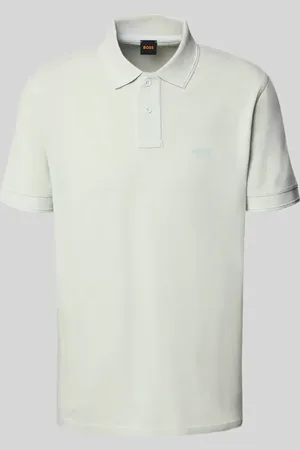 HUGO BOSS Koszulka polo o kroju slim fit z nadrukiem z logo model ‘Prime’