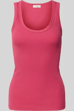 Marc O’ Polo Top o kroju slim fit z mieszanki bawełny