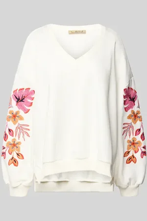 Smith and Soul Sweter z dzianiny z ażurowym wzorem