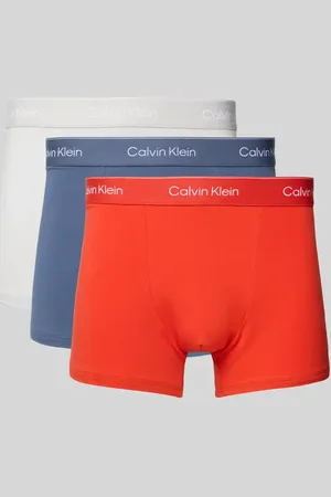 Calvin Klein Obcisłe bokserki z paskiem z logo w zestawie 3 szt.