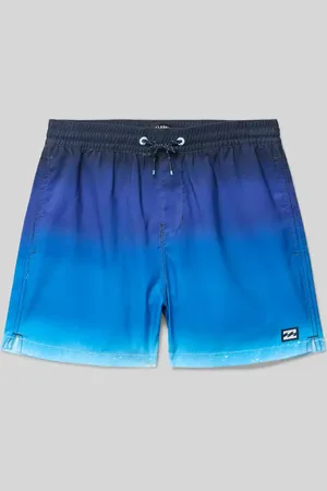 Billabong Spodenki kąpielowe z prostą nogawką i detalami z logo model ‘ALL DAY FADE’