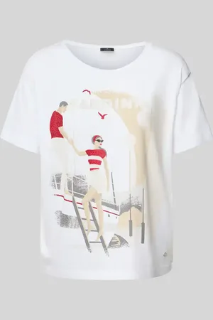 monari T-shirt z okrągłym dekoltem