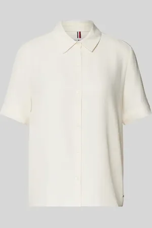 Tommy Hilfiger Bluzka o kroju relaxed fit z krótkim rękawem