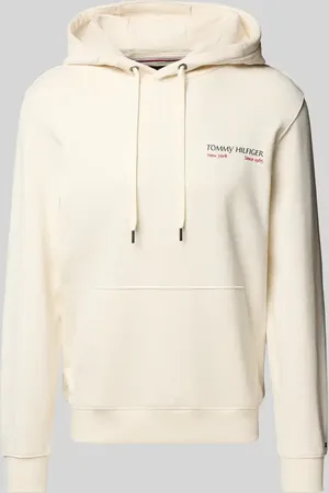 Tommy Hilfiger Bluza o kroju regular fit z kapturem i nadrukiem z motywem