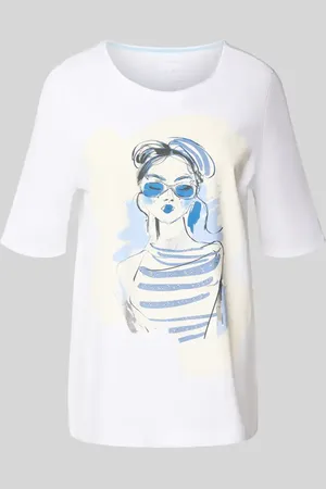 Oui T-shirt z nadrukowanym motywem