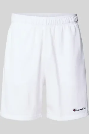 Champion Szorty o kroju relaxed fit z wyhaftowanym logo model ‘ICONS’