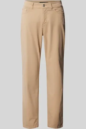 Marc Cain Spodnie o kroju slim fit w jednolitym kolorze model ‘SILEA’