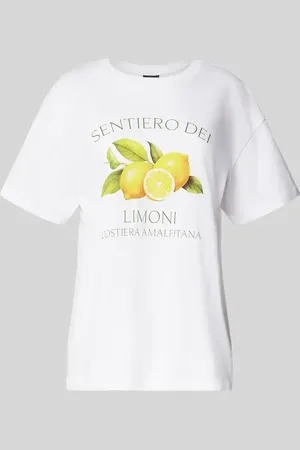 Pieces® T-shirt o kroju comfort fit z czystej bawełny model ‘THEA’