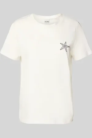 Ichi T-shirt z wyhaftowanym motywem model ‘CAMINO’