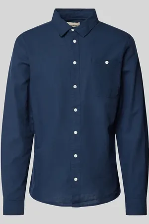 Blend Koszula casualowa o kroju slim fit z kołnierzykiem typu kent