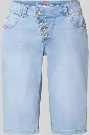 Buena Vista Szorty jeansowe o kroju regular fit z 5 kieszeniami model ‘Malibu’