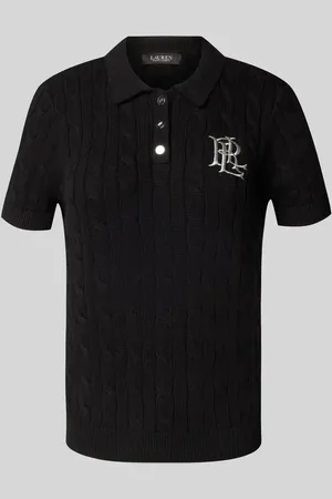 Ralph Lauren T-shirt z imitacji dzianiny model ‘NATRISSA’
