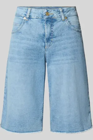 Mac Bermudy jeansowe o kroju baggy fit z wpuszczanymi kieszeniami model ‘Rich’