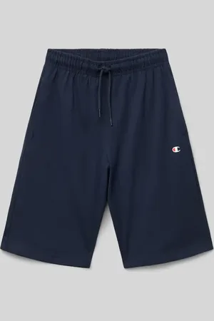 Champion Szorty z dzianiny dresowej o kroju regular fit z nadrukiem z logo