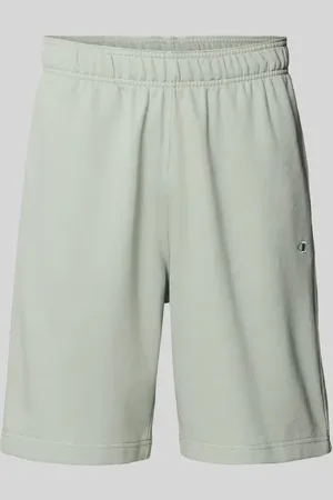 Champion Bermudy z dzianiny dresowej o kroju relaxed fit z wyhaftowanym logo model ‘ICONS’