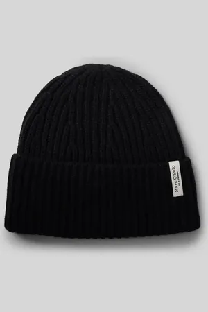 Marc O’ Polo Czapka beanie z wysokiej jakości mieszanki żywej wełny i kaszmiru z prążkowanym brzegiem