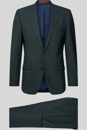 Roy Robson Garnitur o kroju slim fit z mieszanki żywej wełny, ze szpilką na rewersie